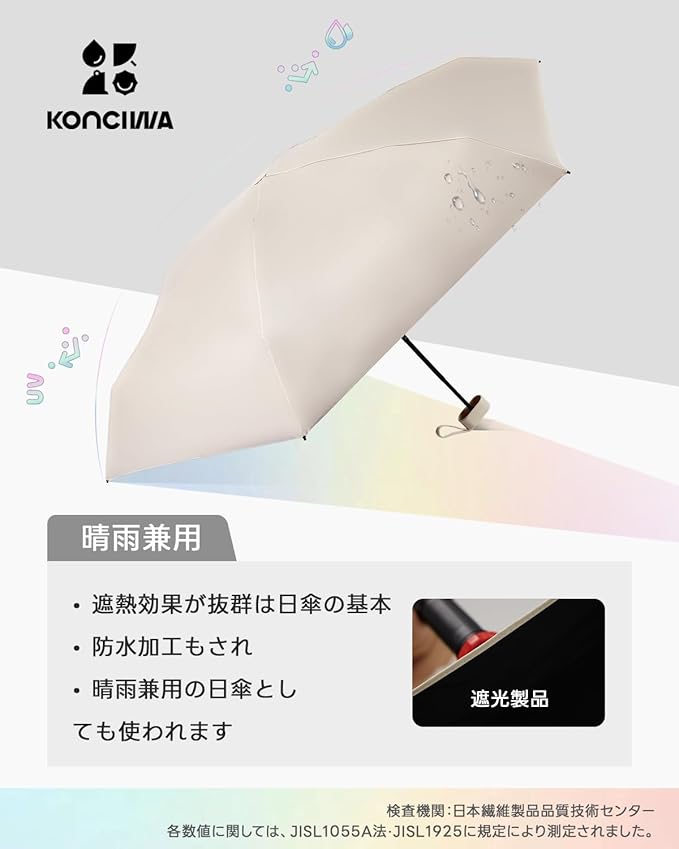 2025最強仕様】形状記憶 日傘 折りたたみ 3秒でたためる 晴雨兼用 uv