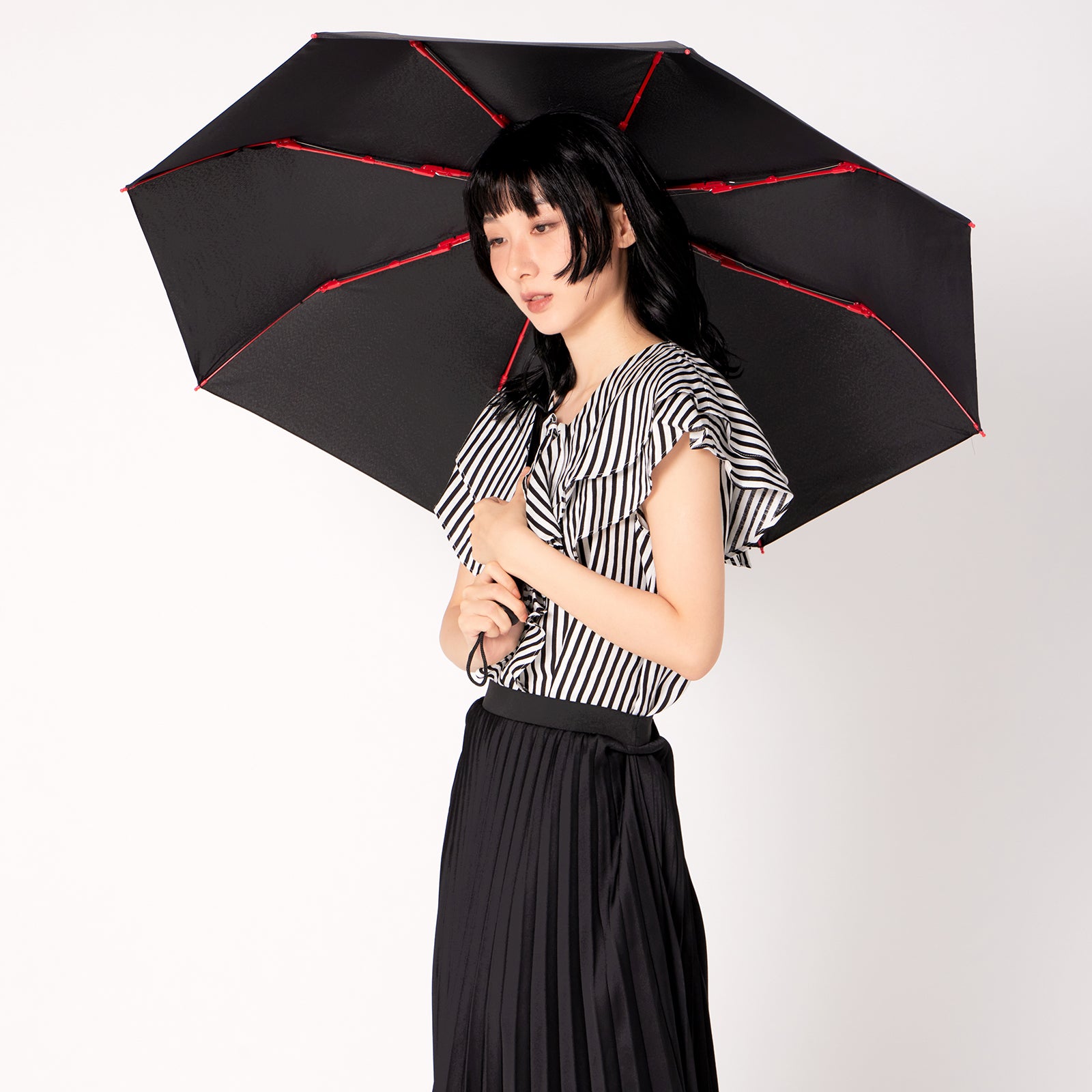 Ultra Waterproof】手動開閉 雨傘 耐風 折りたたみ 8本骨 100cm 超撥水 