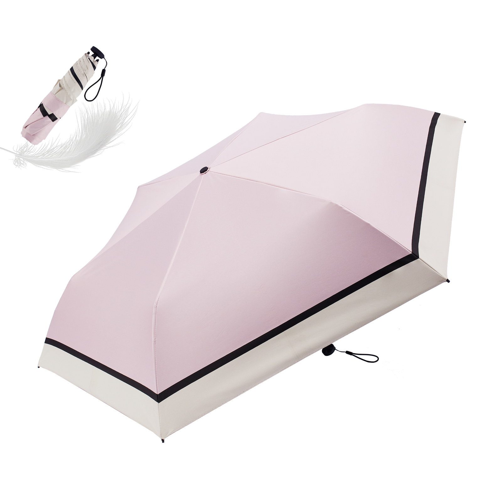 日傘 折りたたみ 軽量 134g 完全遮光 UVカット 晴雨兼用 超撥水 グラスファイバー メンズ レディース 子供用 携帯便利,傘 プレゼント