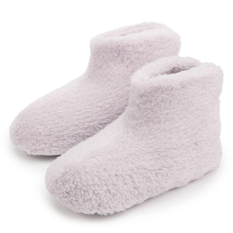 Adukor ふわふわブーツスリッパ 男女兼用 ルームシューズ マイクロファイバー素材で極上の暖かさ 洗濯機で丸洗いOK 抗菌防臭・静電気防止加工 プレゼントにも最適