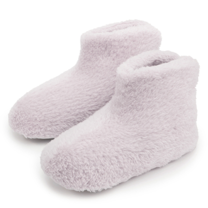 Adukor ふわふわブーツスリッパ 男女兼用 ルームシューズ マイクロファイバー素材で極上の暖かさ 洗濯機で丸洗いOK 抗菌防臭・静電気防止加工 プレゼントにも最適