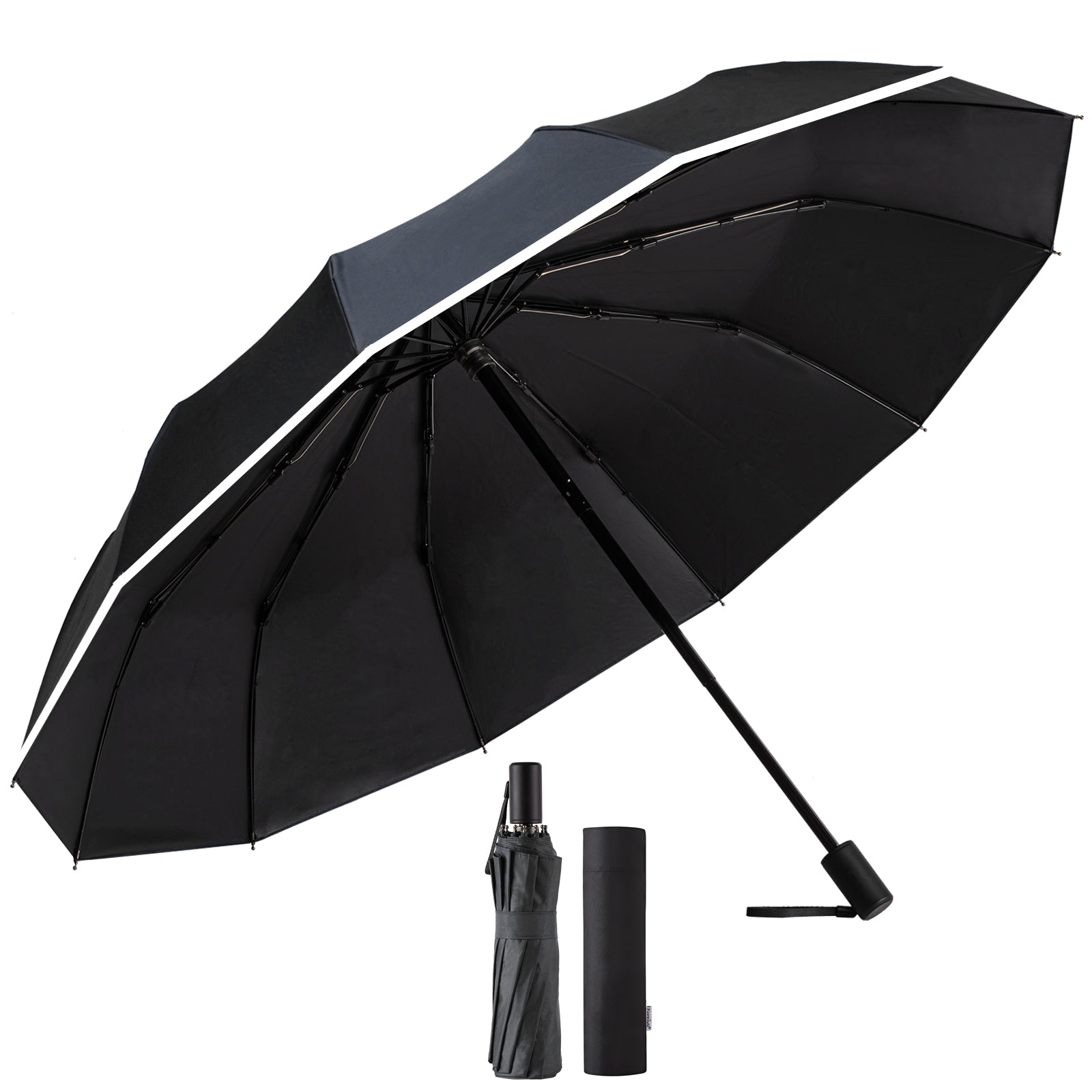 Ultra Reflective 折り畳み傘 12本骨 軽量290g 高撥水 安全反射 Ultra Reflective 折り畳み傘 12本骨 軽量290g 高撥水 安全反射