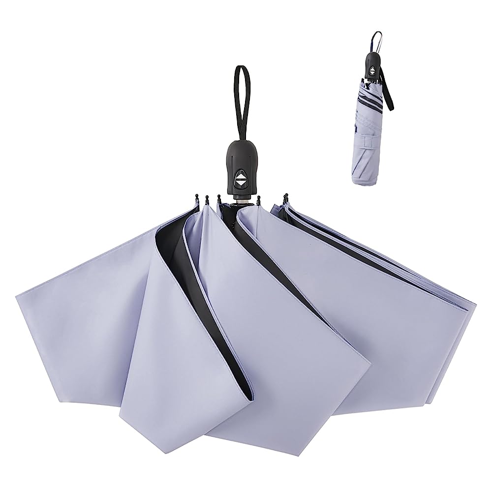 日傘 晴雨兼用 折畳み傘 遮光 ホワイト 手動式 コンパクト 軽量 UVカット Ultra Lightweight 晴雨兼用傘 超軽量 189g UVカット率 100