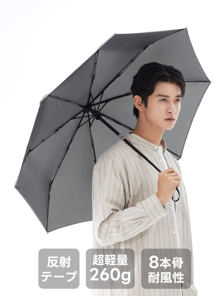 Ultra Durable 8本骨 100cm 折りたたみ傘