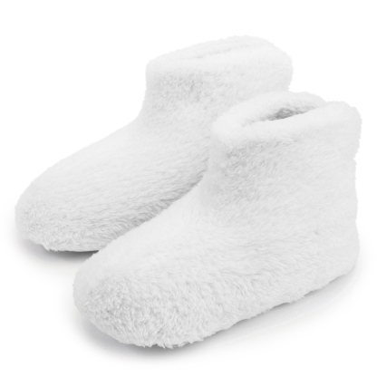 Adukor ふわふわブーツスリッパ 男女兼用 ルームシューズ マイクロファイバー素材で極上の暖かさ 洗濯機で丸洗いOK 抗菌防臭・静電気防止加工 プレゼントにも最適