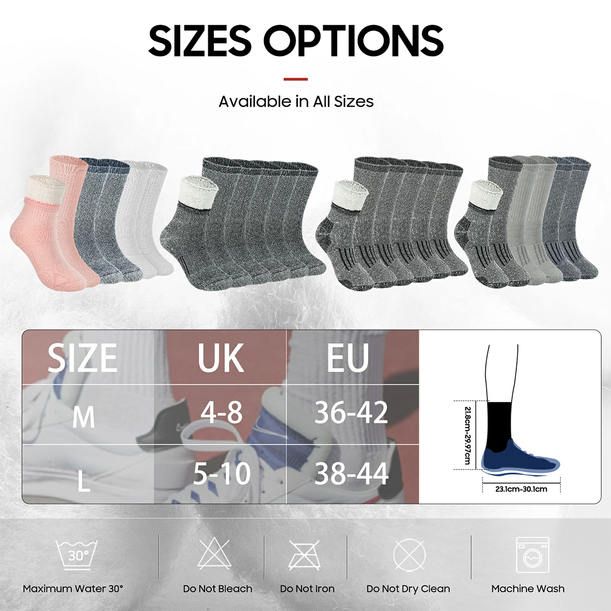 靴下 メンズ 冬 3足セット ウールソックス・-30℃防寒・極厚裏パイル・30％ウール素材・防臭・吸汗速乾・蒸れにくい 防寒 保温 耐久性 伸縮性 ピリング防止 カジュアルソックス 室内 アウトドア 登山25-29㎝