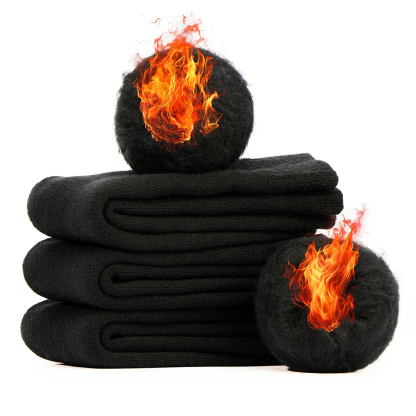 靴下 メンズ 冬 厚手【極暖38℃恒温・極厚裏パイル・ウール素材・360°蓄熱】 ソックス ウールソックス 防寒 保温 消臭 耐久性 伸縮性 室内 アウトドア 登山 キャンプ