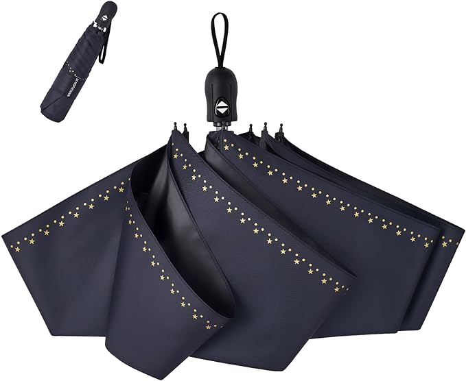 FLOWER Pattern 日傘 傘柄あり 超軽量 ワンタッチ 自動開閉