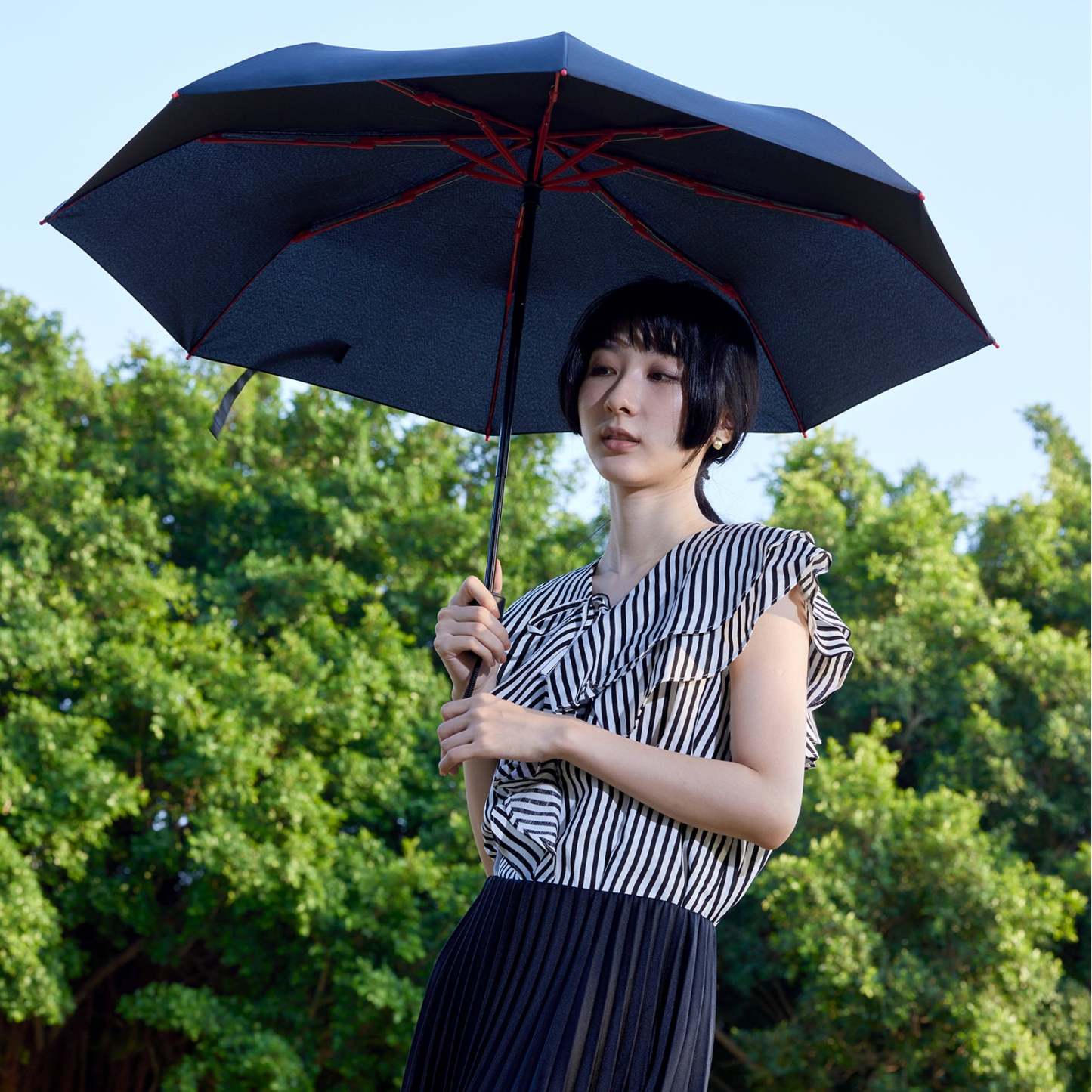 Konciwa おりたたみ傘 超軽量 大きい 丈夫,軽い 丈夫 折りたたみ 傘,遮光 折りたたみ 傘
