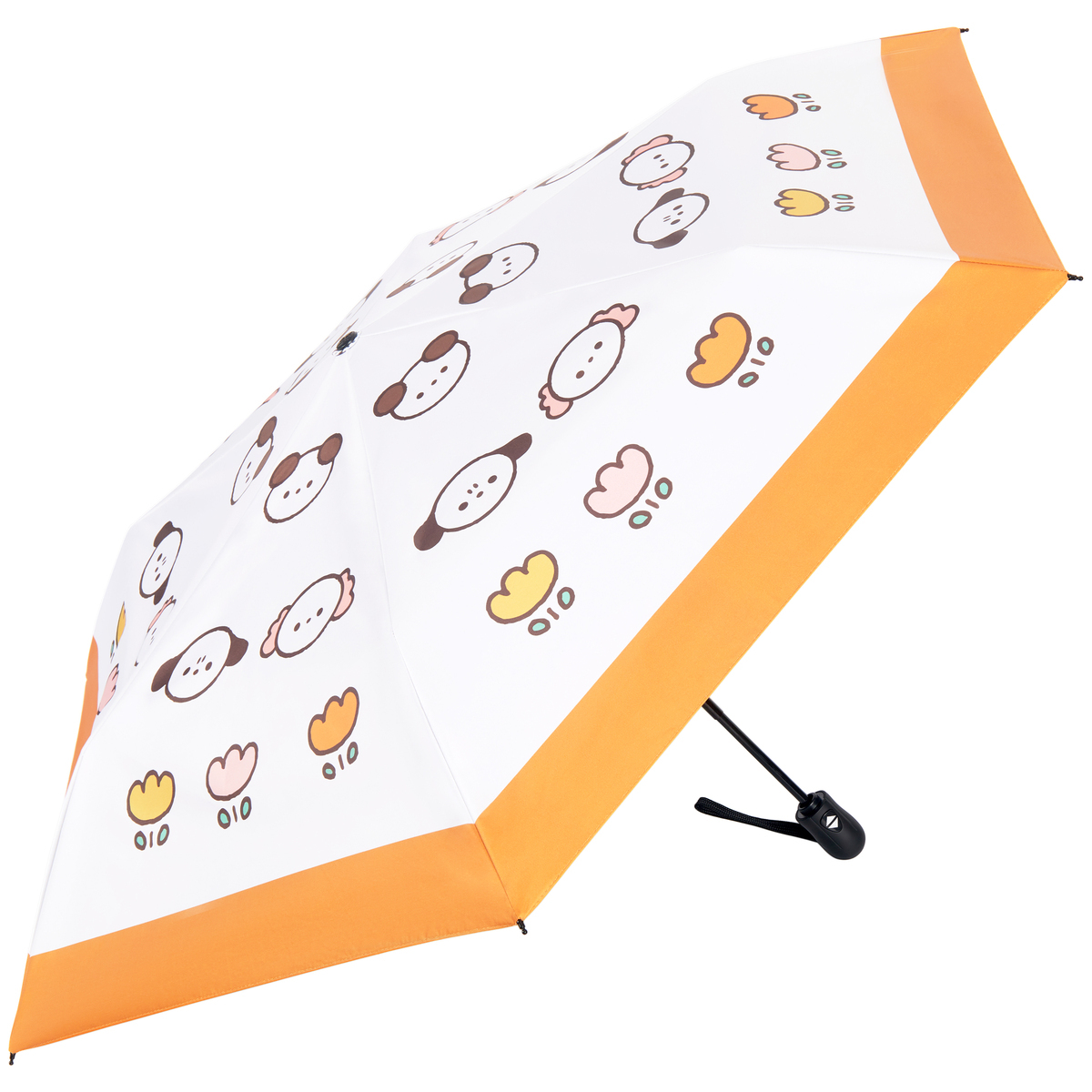 KONCIWA × 「もぷちゃぷ(Mopuchapu)」 コラボレーションモデル 晴雨兼用折りたたみ傘 ワンタッ チ自動開閉 軽量