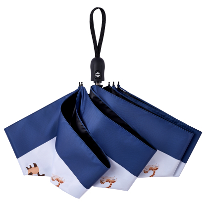 ANIMAL Pattern 日傘 かわいい 猫犬絵柄 超軽量 UVカット100遮光遮熱 折りたたみ 熱中症対策 肌を守る 日傘折畳み晴雨兼用 耐風頑丈 携帯便利 超撥水