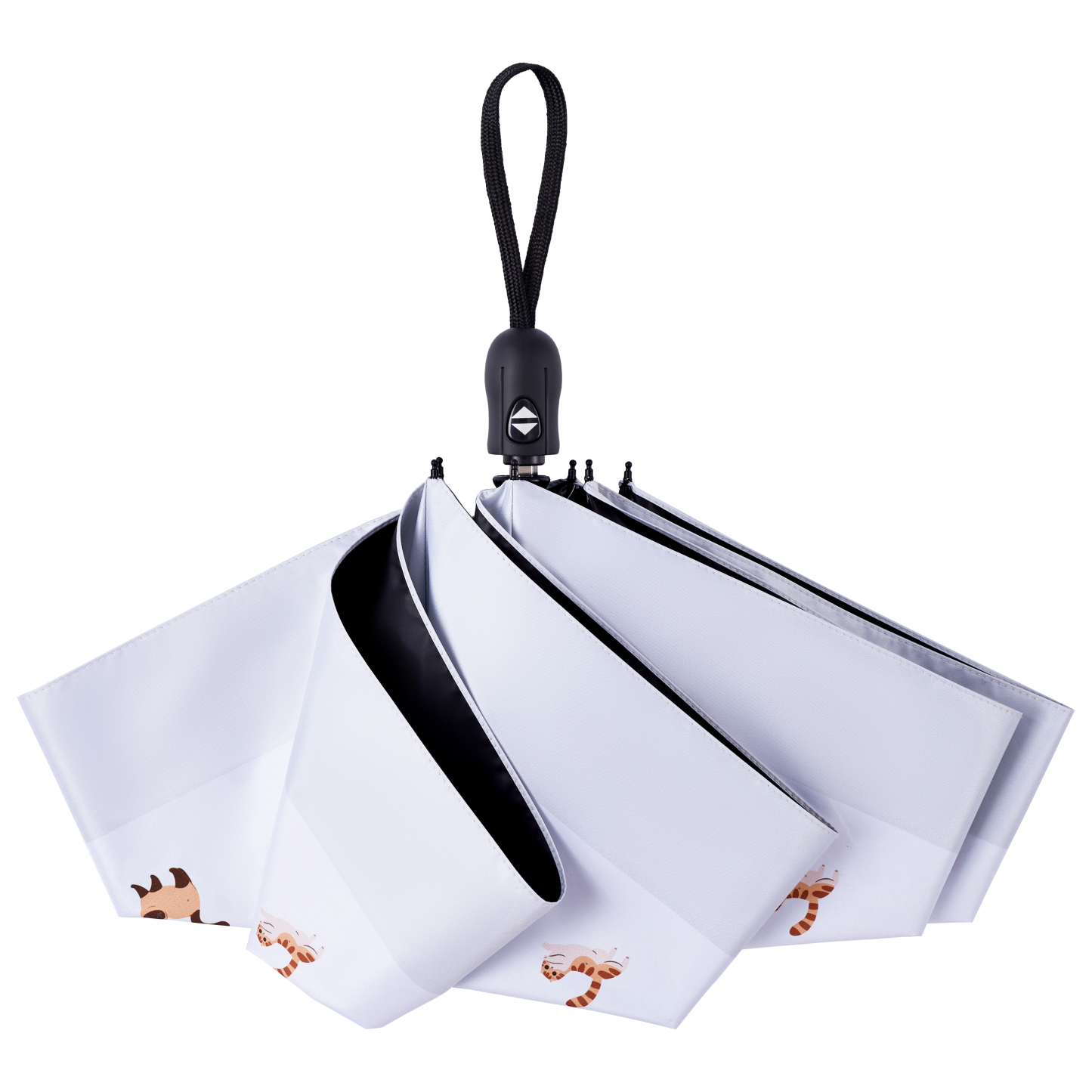 ANIMAL Pattern 日傘 かわいい 猫犬絵柄 超軽量 UVカット100遮光遮熱 折りたたみ 熱中症対策 肌を守る 日傘折畳み晴雨兼用 耐風頑丈 携帯便利 超撥水