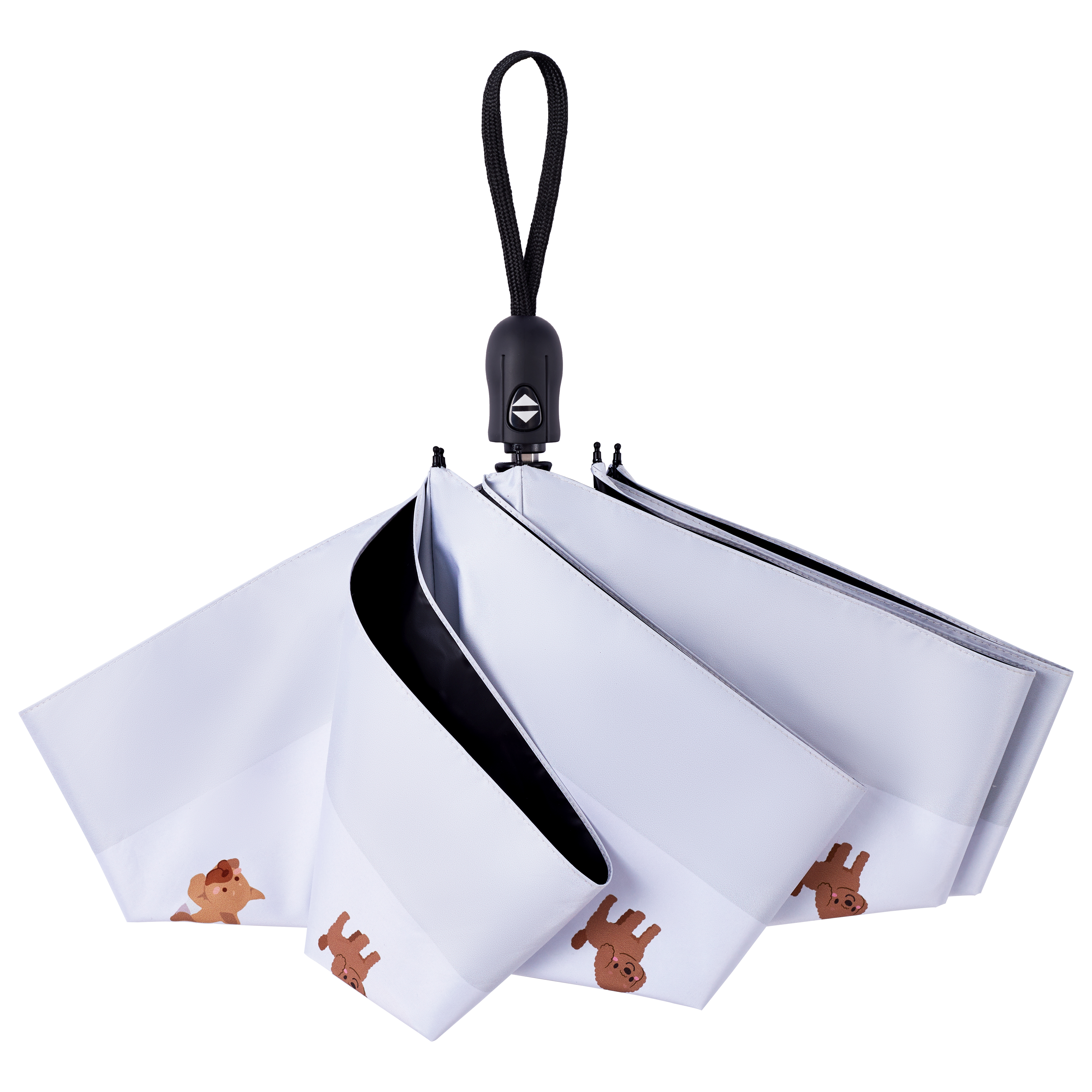 日傘 かわいい 柄 超軽量 UVカット100遮光 折りたたみ傘-KONCIWA