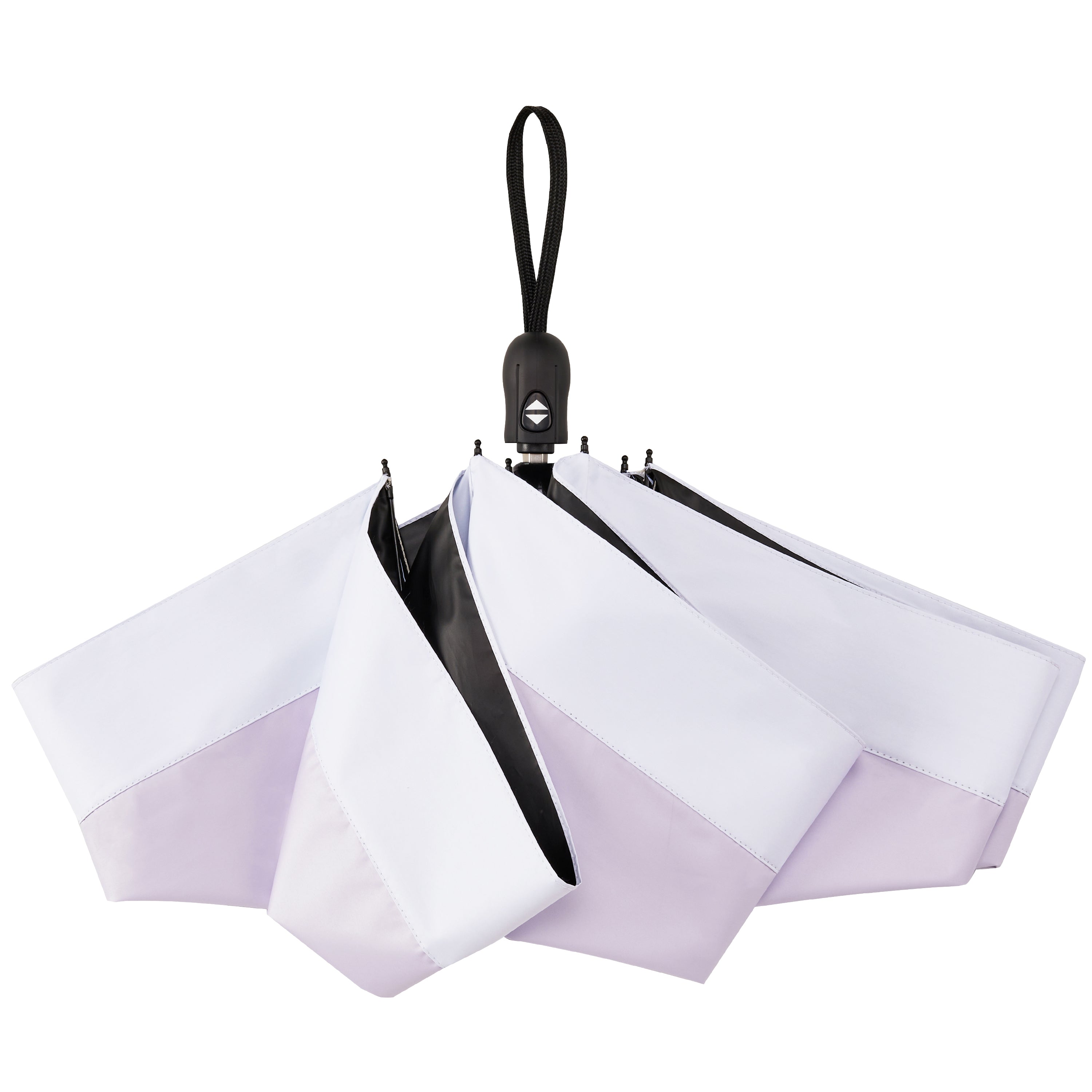 ★新品★HANWAY　晴雨兼用　折りたたみ傘　UV加工　軽量　楽折　パープル HANWAY - ☆新品☆HANWAY 折りたたみ傘 晴雨兼用 UV加工 軽量 楽