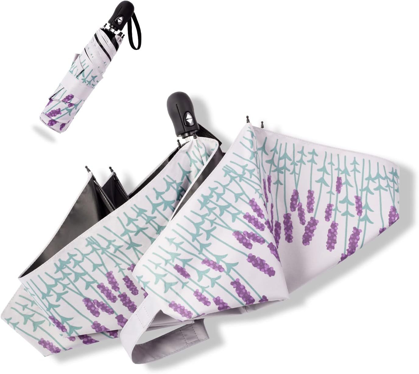 贈り物として選ばれる小 傘、デザイン性と機能性の両面を持つ。3 段 折りたたみ 傘