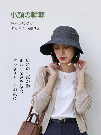 リボン付きベースボールキャップ