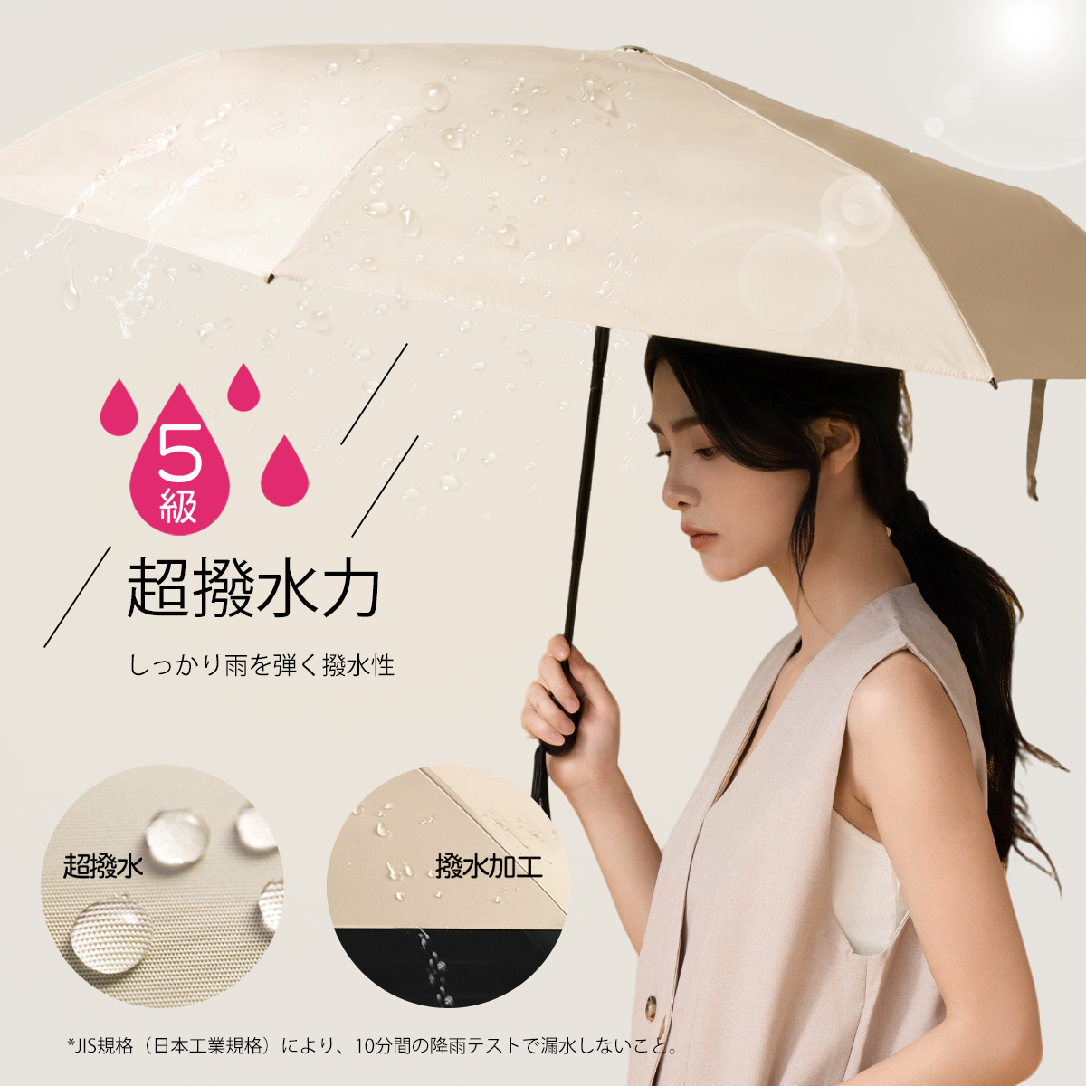 MFU5S Series 晴雨兼用 折りたたみ傘 ワンタッチ自動開閉 日傘兼用雨傘 5秒でたためる 日傘完全遮光人気