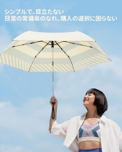 Multi-layered Design Pattern 折りたたみ日傘 軽量 UVカット 遮光遮熱 多層生地設計