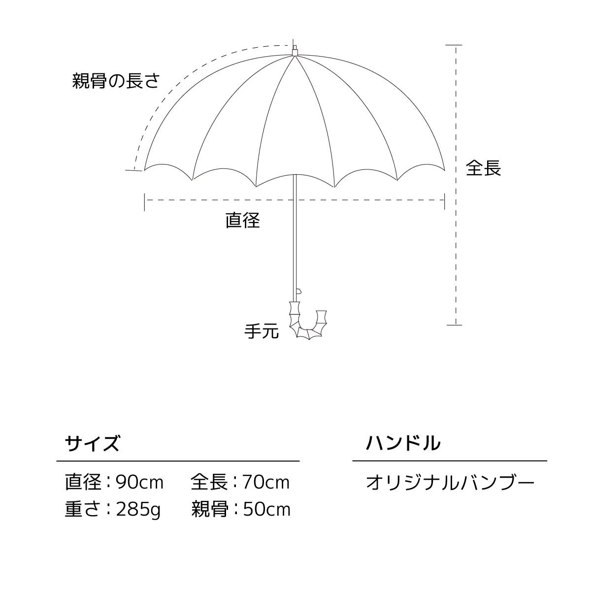 Yuugasa Series 長傘 公式サイト限定 紫外線カット率100% 完全遮光 軽量 ブラックのしま,おしゃれ 傘