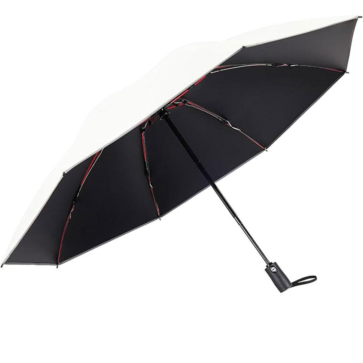 Ultra SmartCover 大判 逆折り式 折りたたみ傘 ワンタッチ自動開閉 晴雨兼用傘 メンズ傘 遮光率100% 梅雨対策 台風対応 豪雨対応