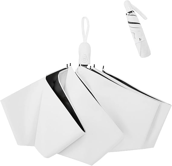 Ultra Portable 折り畳み傘 超軽量 199g UVカット率 100％ 遮光率100% 日傘 折りたたみ ワンタッチ自動開閉 完全遮光 晴雨兼用 レディース