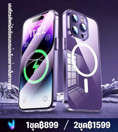 ชุดพาวเวอร์แบงค์เคสโทรศัพท์มือถือแม่เหล็กหูฟังแบบ6อย่าง