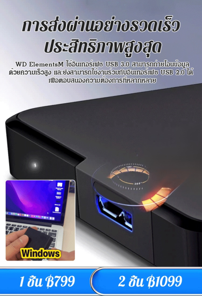 ฮาร์ดดิสก์แบบพกพา SSD ขนาดเล็ก องค์ประกอบใหม่  SE