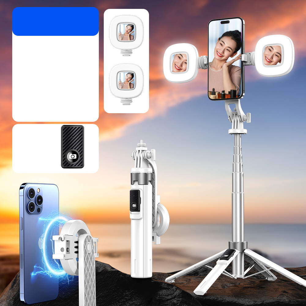 TNW ขาตั้งกล้องเซลฟี่ไลฟ์สดแบบสองไฟ