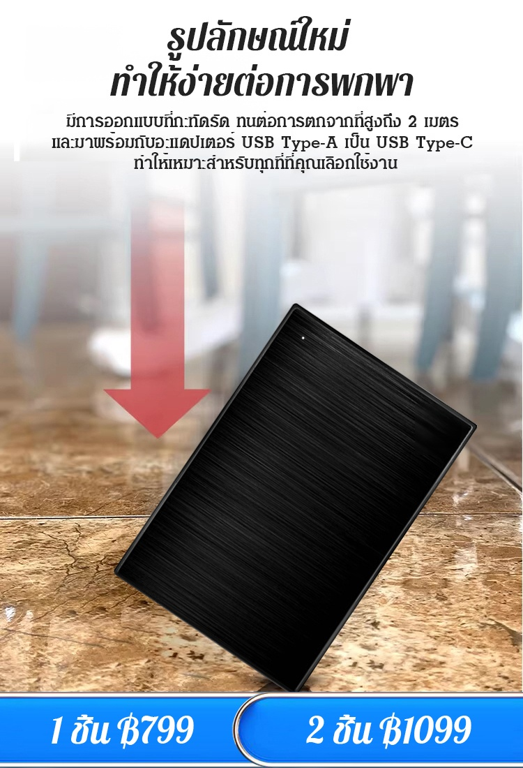 ฮาร์ดดิสก์แบบพกพา SSD ขนาดเล็ก องค์ประกอบใหม่  SE