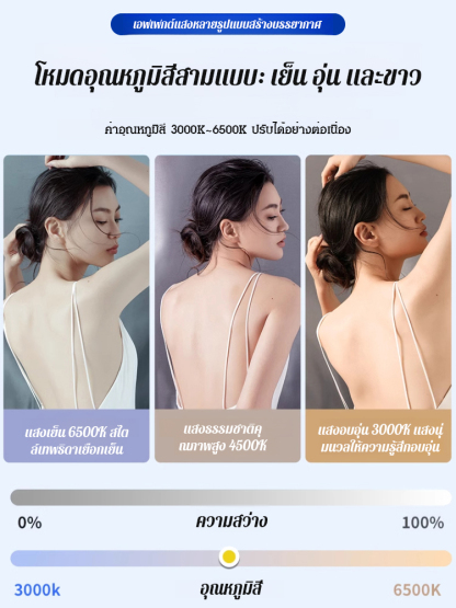 TNW ขาตั้งกล้องเซลฟี่ไลฟ์สดแบบสองไฟ