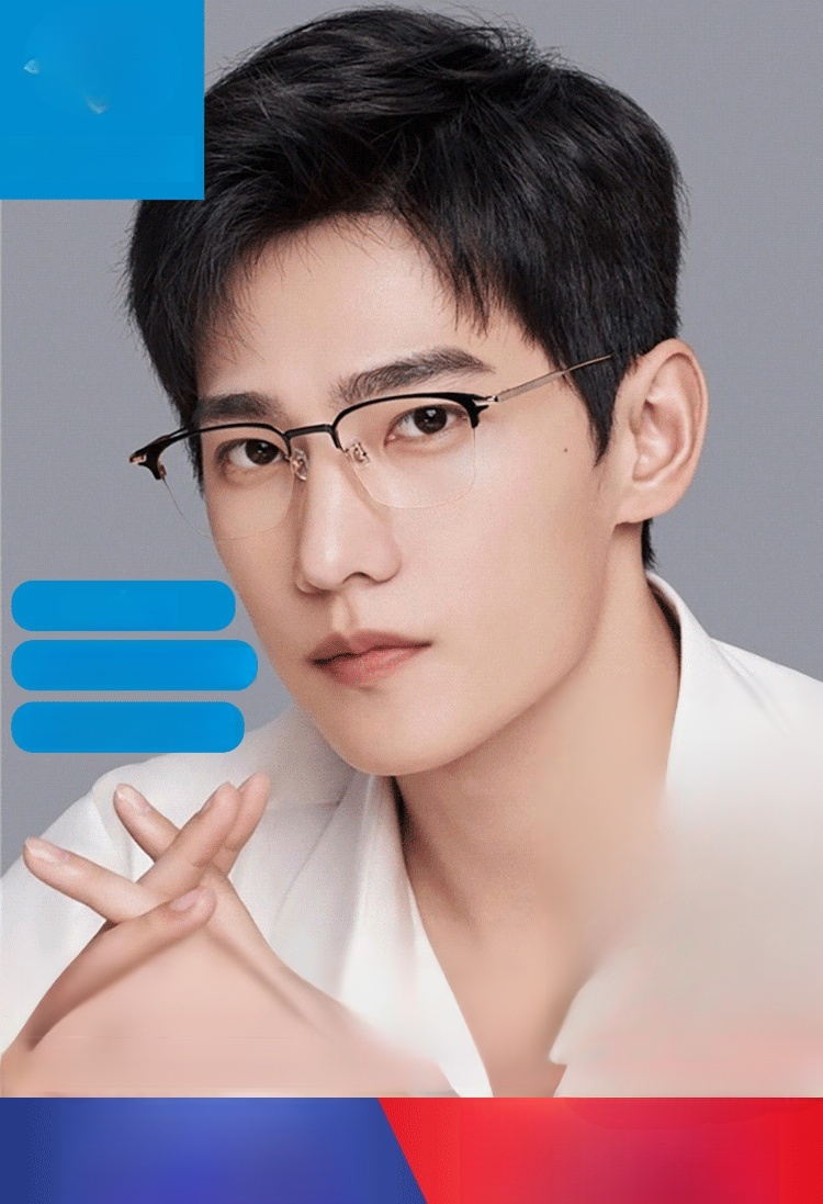 แว่นตากันแสงสีฟ้า HD ไร้กรอบ