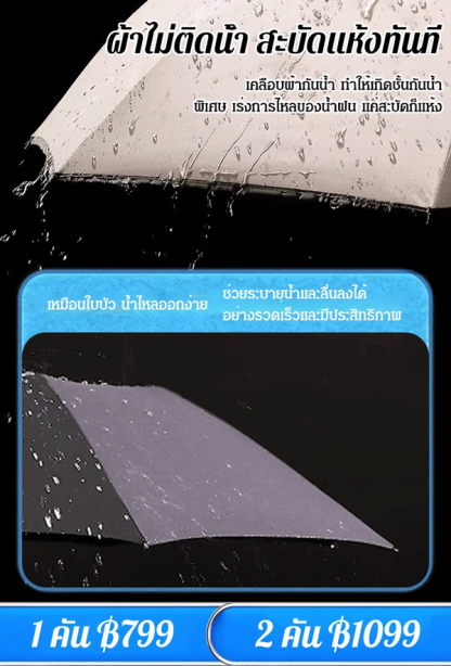 ร่มพับเปิดอัตโนมัติแบบพกพาอเนกประสงค์