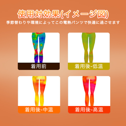 10エリア発熱 電熱パンツ