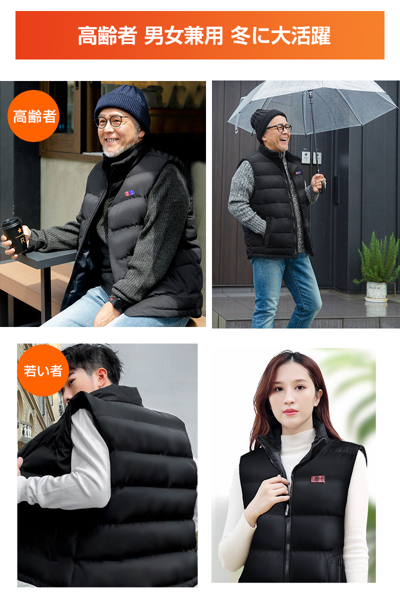 11箇所発熱 加熱ベスト