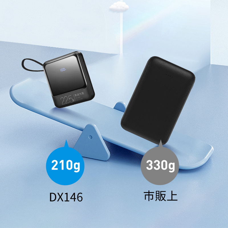 X146モバイルバッテリー 小型 22800mAh