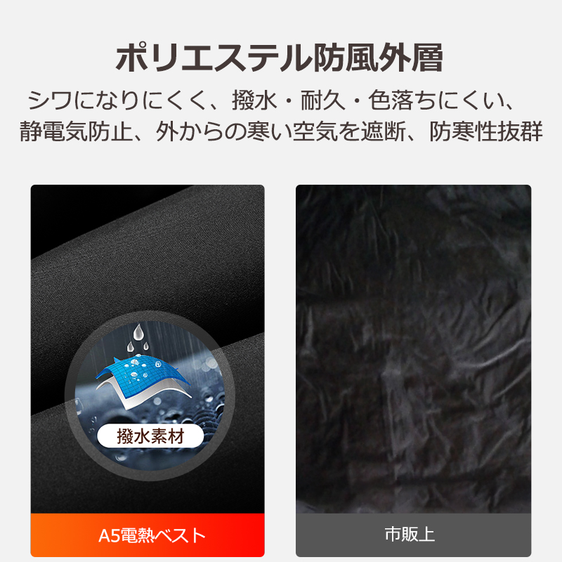 A23電熱ベスト+バッテリー