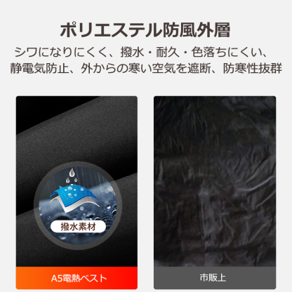 A23電熱ベスト+バッテリー