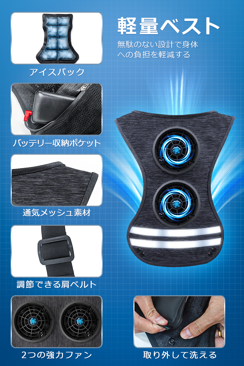 SK-1205冷却ベスト