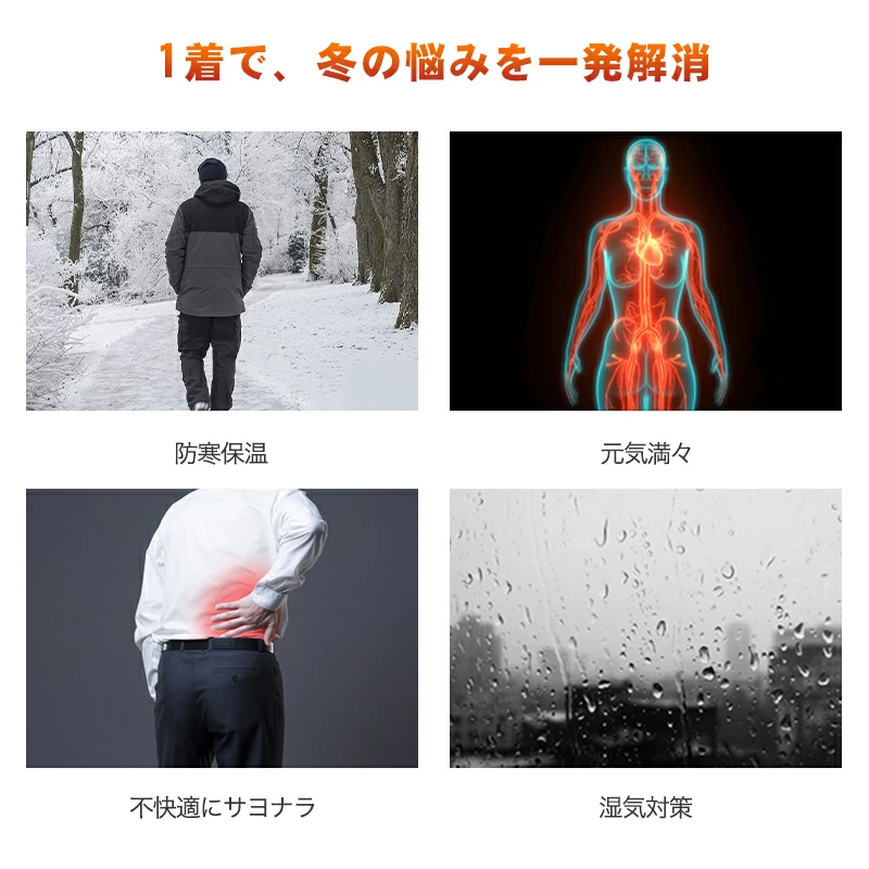 [Copy]B1CDMJ電熱ベスト+30000mAhバッテリー