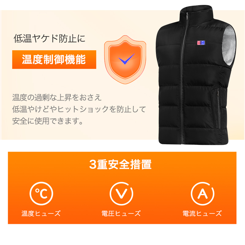 B117電熱ベスト+バッテリー