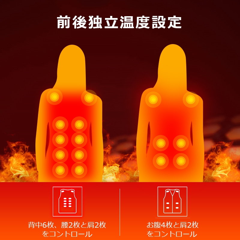 16枚発熱ヒーター