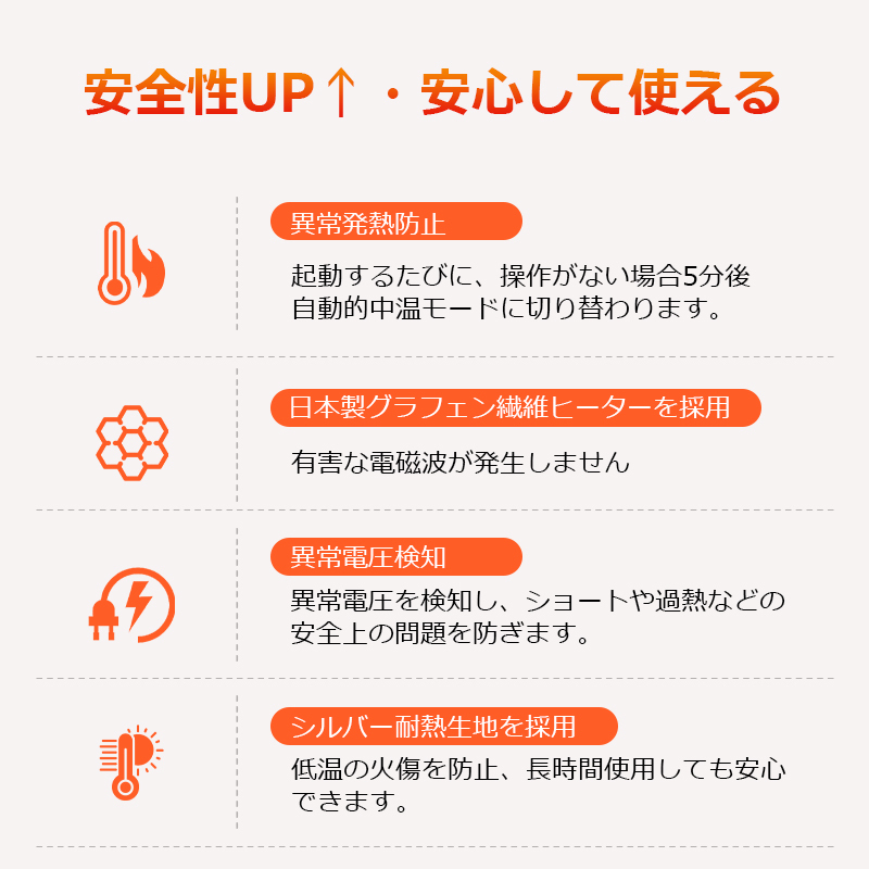 16枚発熱ヒーター