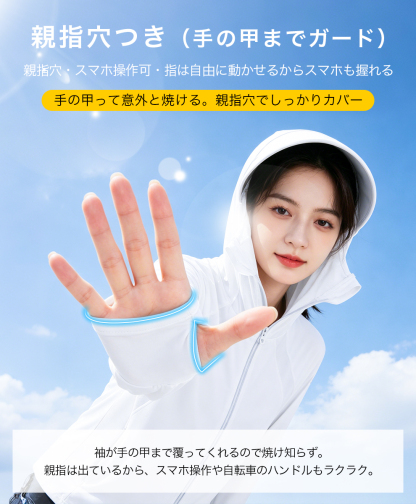CM11 UVパーカー