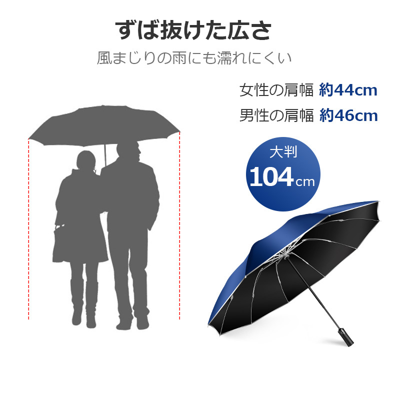 10本骨 折りたたみ傘