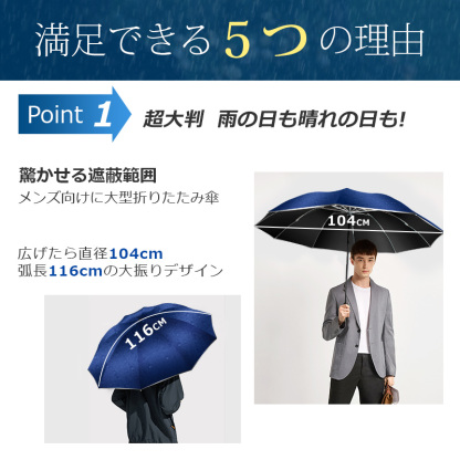 10本骨 折りたたみ傘