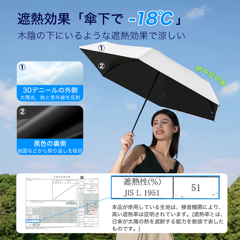 超軽い！折りたたみ傘