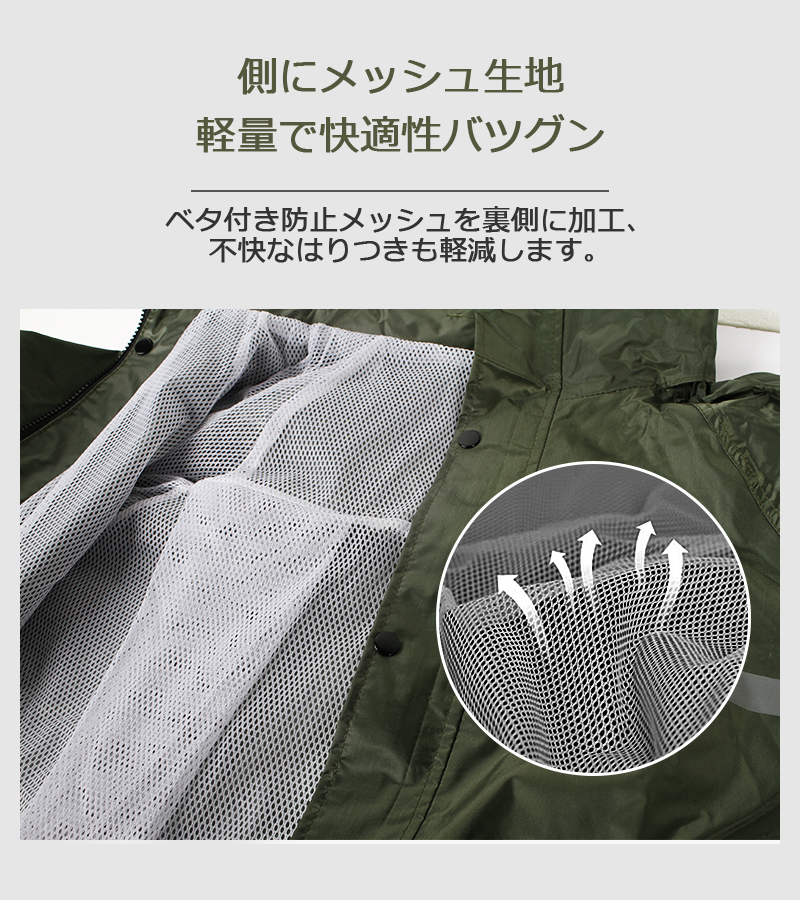 上下セット レインウェア