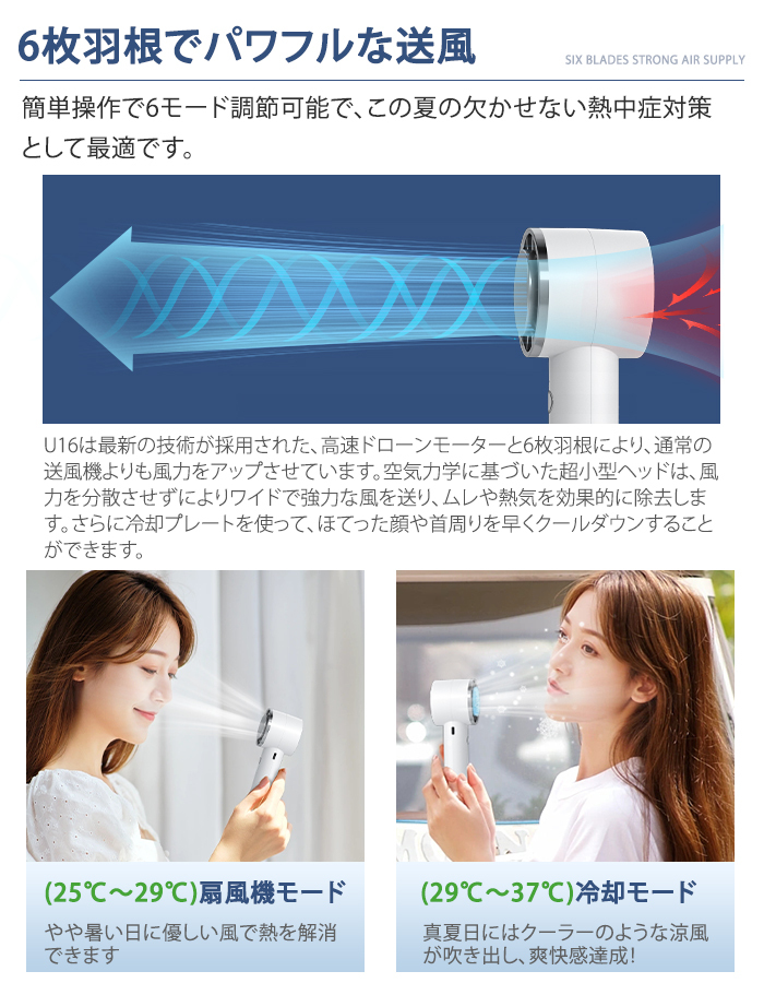 U16ハンディファン