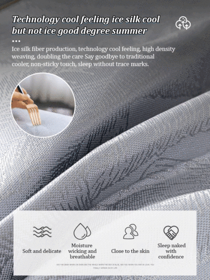 Light luxury all-season universal ice silk sofa cushion