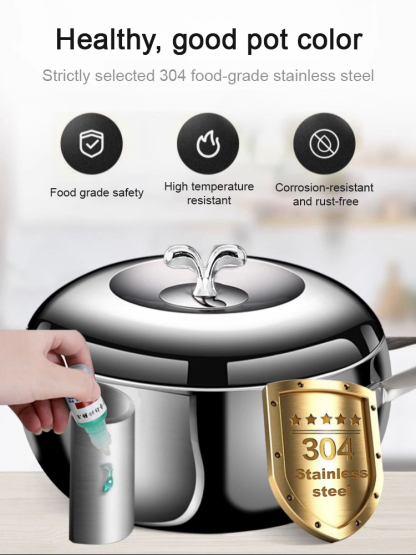 Multi-functional Stainless Steel Thickened Apple Pot